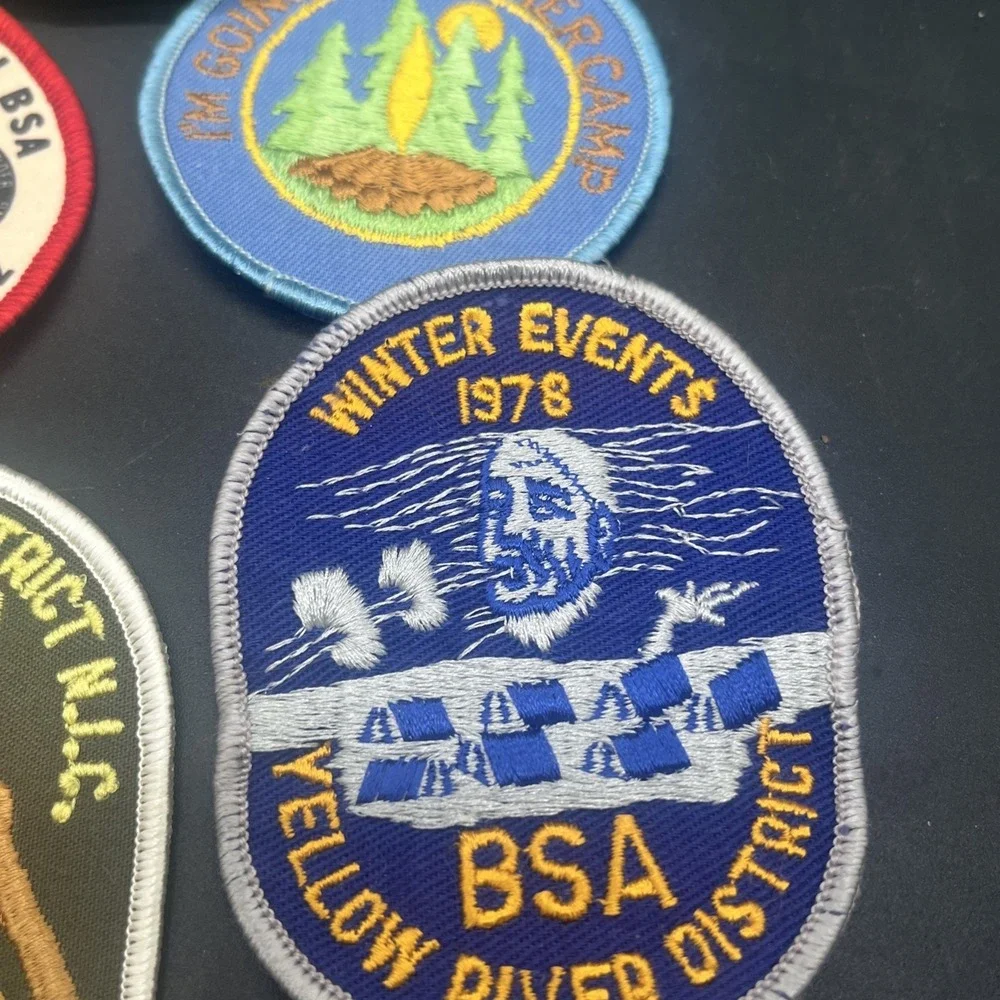 Vintage BSA Boy Scout Patch Lot (5) - 1978 1981 1982 Camporee, Scout Show - Picture 7 of 16